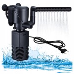 FILTR WEWNĘTRZNY DO AKWARIUM PROFESJONLANY GĄBKOWY Z DESZCZOWNICĄ 3W 350L/h