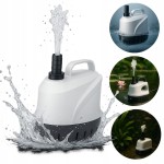 POMPA NISKIEGO ZANURZENIA AKWARIUM OCZKO NAPOWIETRZANIE FONTANNA 6W 500L/h