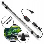 ŚWIETLÓWKA LED DO AKWARIUM BIAŁE ŚWIATŁO WODOODPORNA UCHWYTY 24 LED 8W 38CM